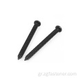 DIN7981 Black Cross Cross Relded Pan Head Tapping Screws